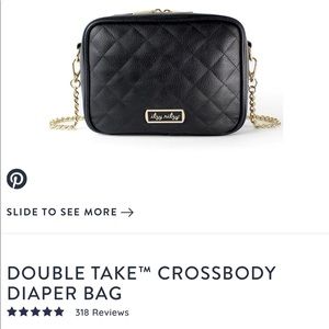 Itzy Ritzy Double Take CROSSBODY DIAPER BAG